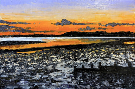 Brightlingsea Beach sunset