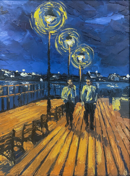 Couple on Harwich Ha’penny pier