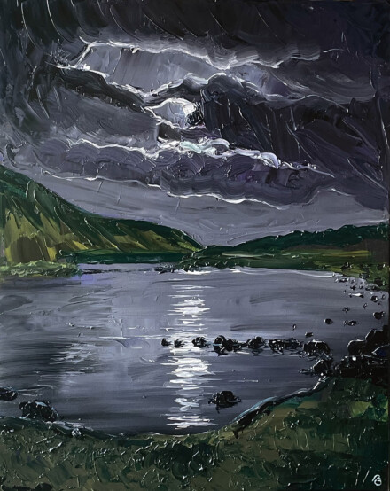 Wast Water in the moonlight