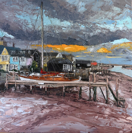 Wivenhoe evening at the waterside